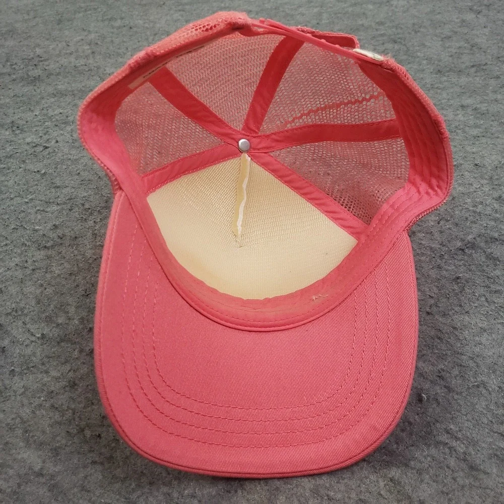 Billabong‎ Hat Cap OS Snap Back Trucker Pink White Mesh Surfer Surfing Womens